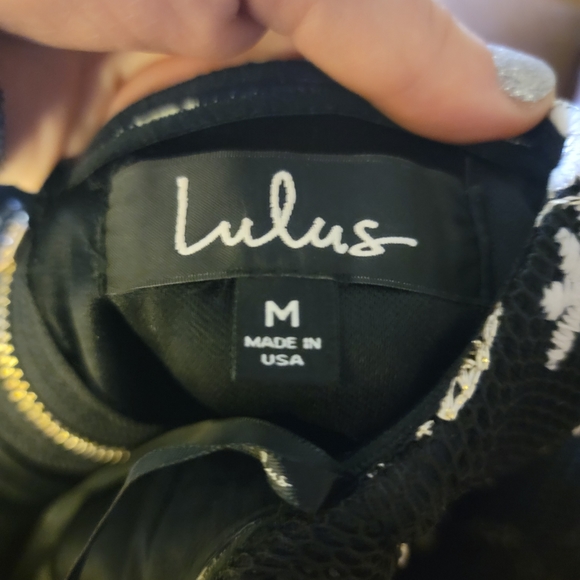 How Sweet Black Embroidered Strapless Tiered High- - Picture 4 of 4